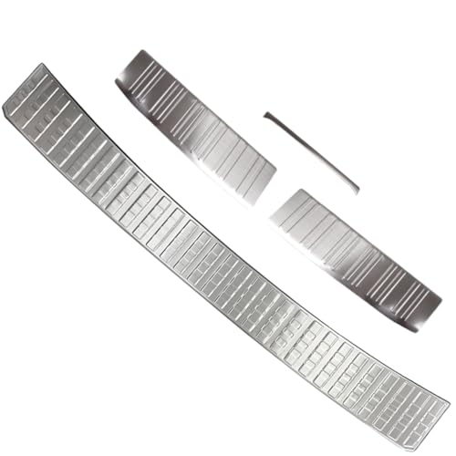 Cytovora (For Land Cruiser)トヨタ ランドクルーザー250向け ランクル250 パーツ リアバンパー ガーニッシュ カスタム ラゲッジ スカッフプレート カバー プロテクター ステップガード (シルバー、セット)