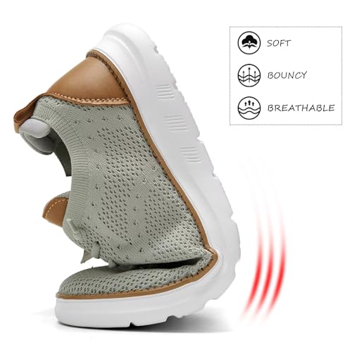 Image of Men's Mesh Sneakers Oxfords Lace-Up Lightweight Casual Walking Shoes Driving Shoes