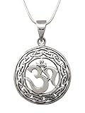 Handgefertigt aus hochwertigem 925er Sterlingsilber mit Ohm, Aum, Om Symbol.