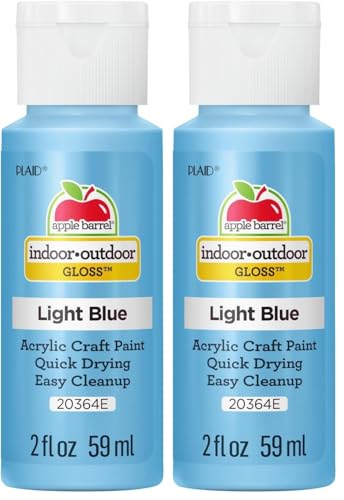 Image of Apple Barrel Gloss Acrylic Paint in Assorted Colors (2-Ounce), 20364 Light Blue (Pack of 2)