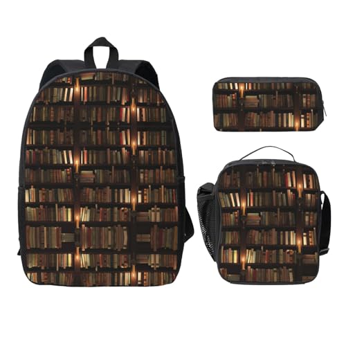 Sac à dos Mysterious Library EdWal avec kit déjeuner pour les journées de cours au collège