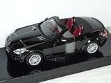 Aus Metall mit Plastikteilen Motormax Mercedes-Benz SLK R171 2004-2011 55 AMG Schwarz Cabrio 1/24 Modellauto Modell Auto