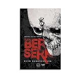 GHYFRD Póster decorativo de Gats Berserk en lienzo brillante y hermoso, adecuado para oficina, dormitorio, pintura decorativa para crear el ambiente adecuado, estilo sin marco, 30 x 45 cm