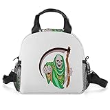 ポータブル ランチバッグ 弁当袋 保温 保冷 ミールバッグ サラリーマン メンズ レディース用 小学校 幼稚園 通勤 通学 理想的な贈り物 死神