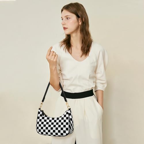 Image of KKXIU Shoulder Bag for Women Cute Hobo Purses and Handbags Retro Clutch Underarm Purse | Cute