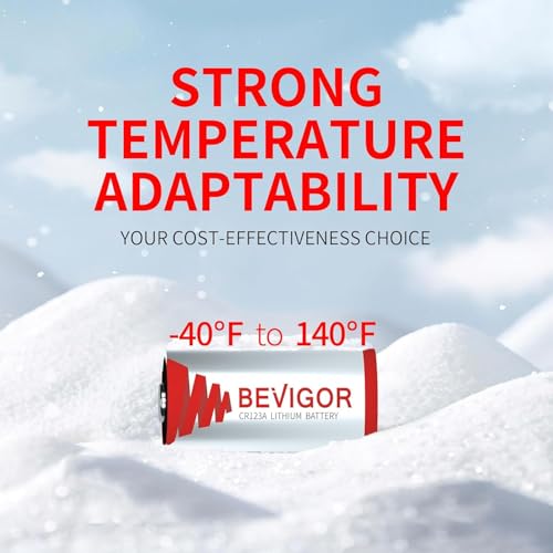 image for BEVIGOR 3V CR123A Lithium Batteries 12 Pack 1500mAh Photo Lithium Batt