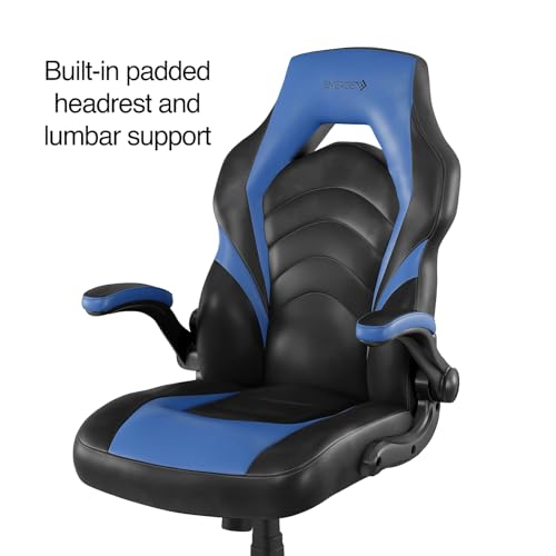 Image of STAPLES Emerge Gaming Chair, Ergonomic, Adjustable Height, Swivel, Black