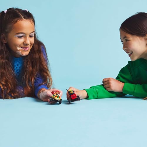 Lego City Pack De Bolide De Course: Camion De Pizza Contre Camion De Pompiers 60458 Lego La Boite - vue 9