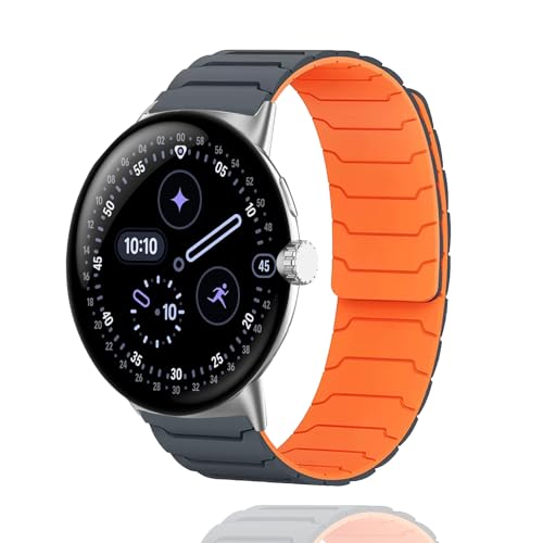 [AnnTec] For Google Pixel Watch 4 / 3 45mm Pixel Watch 4 / 3 / 2 / 1 41mm �o���h �����x���g �R���p�`�u�� �O�[�O���s�N�Z�� �E�H�b�` �����o���h �ւ��x���g �V���R���� �}�O�l�b�g