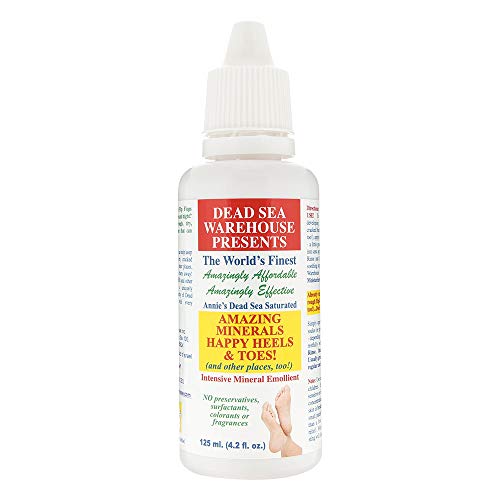 Dead Sea Warehouse - Amazing Minerals Happy Heels and Toes (and other places, too) Intensive Mineral Emollient, All Natural Relief for Rough, Dry, Cracked and Uncomfortable Heels and Toes (4.2 Ounce)