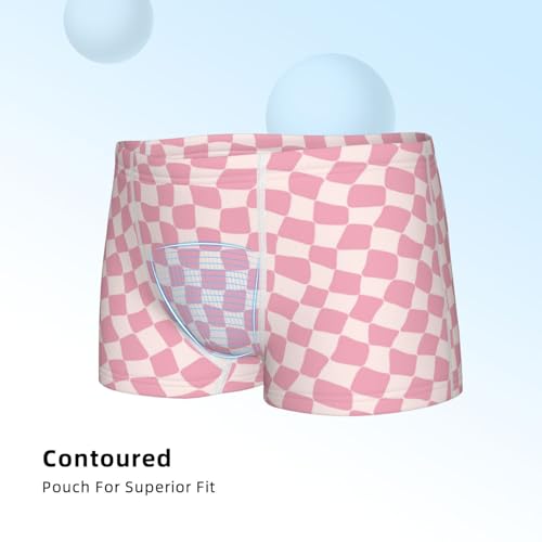 Boys' Cotton Boxer Brief Soft Underwear-Irregular Plaid4