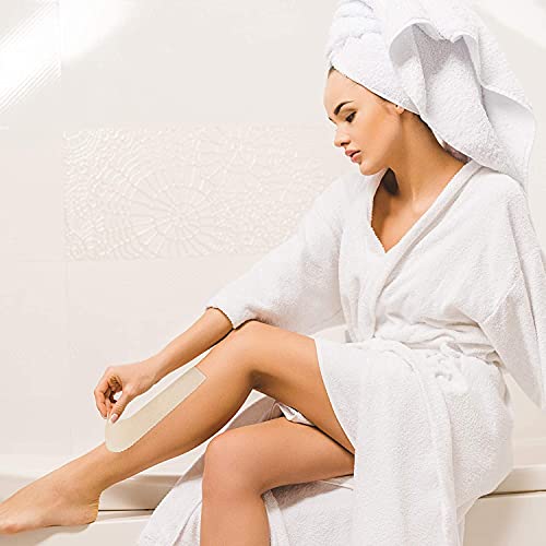 Image of Gypsy Non-woven Body Waxing Strips - 400 Pcs - Pack of 10 - Beige - Hair Removal Wax Strips for Full Body, Face, Legs, Underarms, Facial Eyebrow - Disposable & Anti-Bacterial.