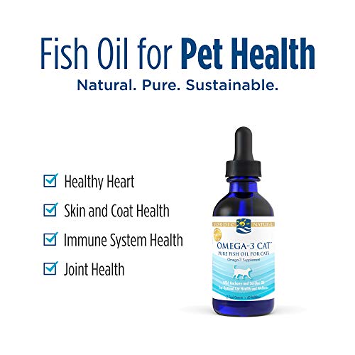 Nordic Naturals Omega-3 Cat, Unflavored - 2 oz - 304 mg Omega-3 Per One mL - Fish Oil for Cats with EPA & DHA - Promotes… - Image 4