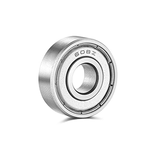 608-Z Shielded Sealed Miniature Skateboard-Bearings - 8x22x7mm, 10 Pcs, Used in Longboard and Scooters Machinery, Roller Skates (10)
