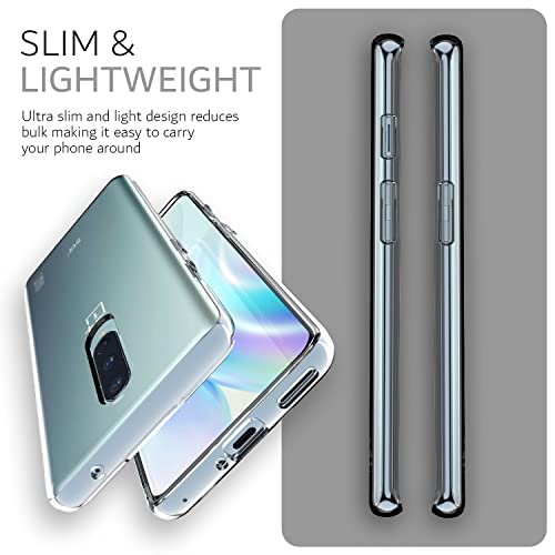 Tudia Ultra Clear Fit Designed For Verizon Oneplus 8 5G Uw Case, [Skn] Thin Tpu Soft Transparent Back Protective Phone Case For Oneplus 8 5G (Verizon Version) #TOP5
