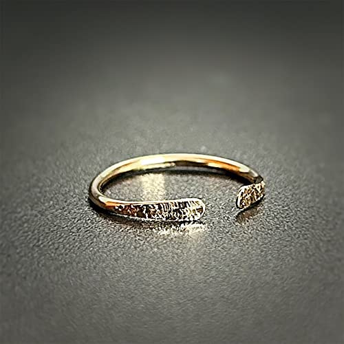 Toe Ring For Women/Knuckle/Midi/Top Finger/Stacking - Solid Gold 9K 14K 18K (9K Yellow Solid Gold) #TOP1