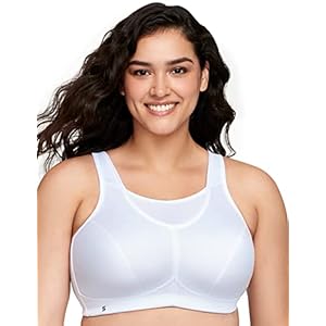 Glamorise Women’s No-bounce Camisole Sports Bra Wirefree #1066