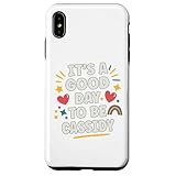 Cassidy Personalized Retro Girls Custom Cassidy Name スマホケース iPhone XS Max 用