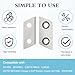 Liqqlex 4 Pcs Wood Chipper Blades, Replacement Chipper Shredder Blades with Screws and Hex Key, Double-Sided Chipper Blade Compatible with Sun Joe CJ601E, CJ602E, Earthwise GS70015