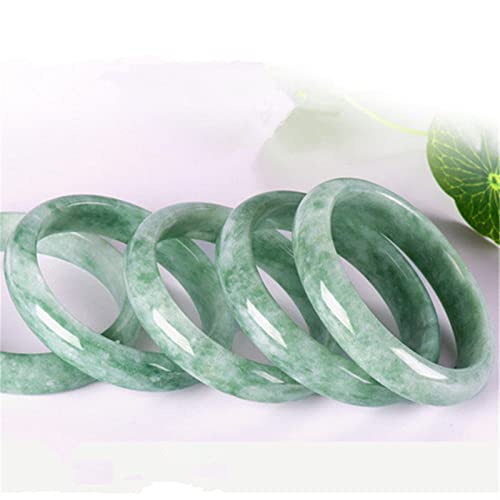 Accessoires de bijoux en jade vert et blanc naturel sculpté - 5