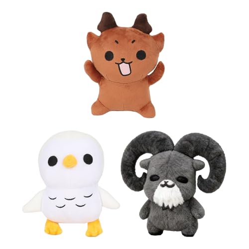 Peluche cerf 99 nuits dans la forêt, peluche à collectionner le méchant cerf, poupé-e en peluches de dessin animé 99 nuits dans la forêt, animal en peluches inspiré du jeu pour enf-ants et adultes