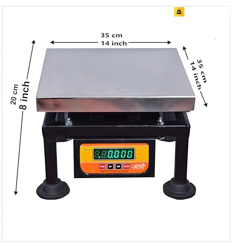 Image of GRAMTECHNOLOGY 200 kg Weight Machine for Shop, Weighing Scale for Fruit Shop, Grocery Store, Factory Digital computer kanda 61 (200kg F /B)