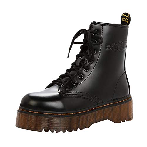 Rawdah Botas Mujer Invierno Botas de Mujer Zapatos Retro de Las Mujeres...