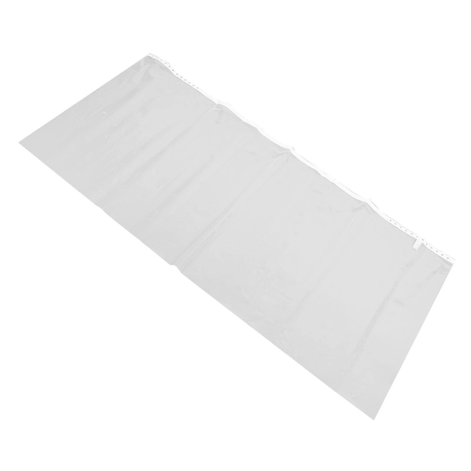 Doublure de Rideau de Douche Transparente - Conception de Boucle à Crochet Réglable, Rideau de Salle de Bain Peva Robuste, Transparent et Inodore