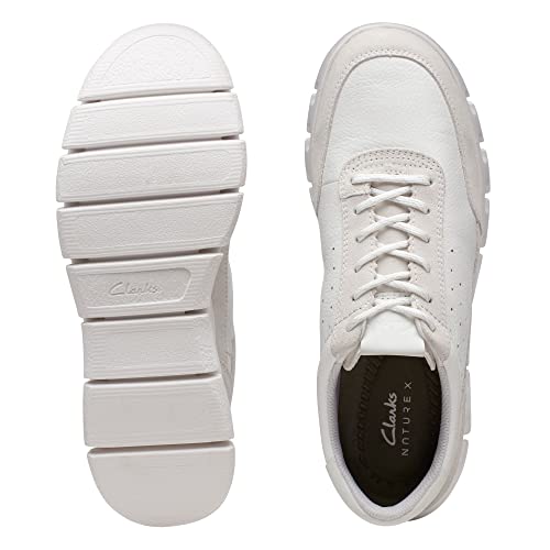 Clarks Clarks Men's Nature X One Sneaker, White Leather, 11.5 M US