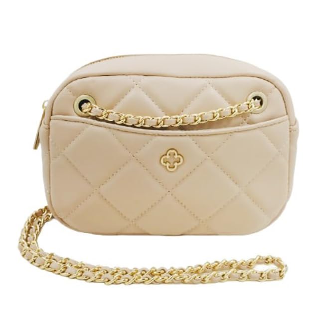BOLSA TRANSVERSAL FEMININA CAPODARTE ALÇA CORRENTE 4605582 (Seda)