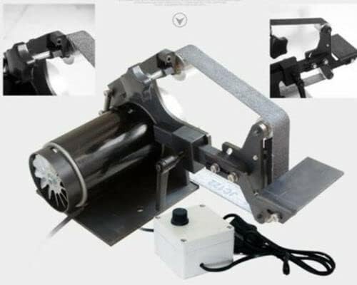 220V Mini Belt Sander Bench Grinder DIY Polishing Grinding Machine 7500RPM
