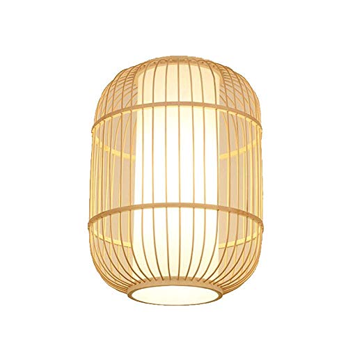 Lustre en bambou de plafond, haute qualité d'art chinois pour chevet et salon