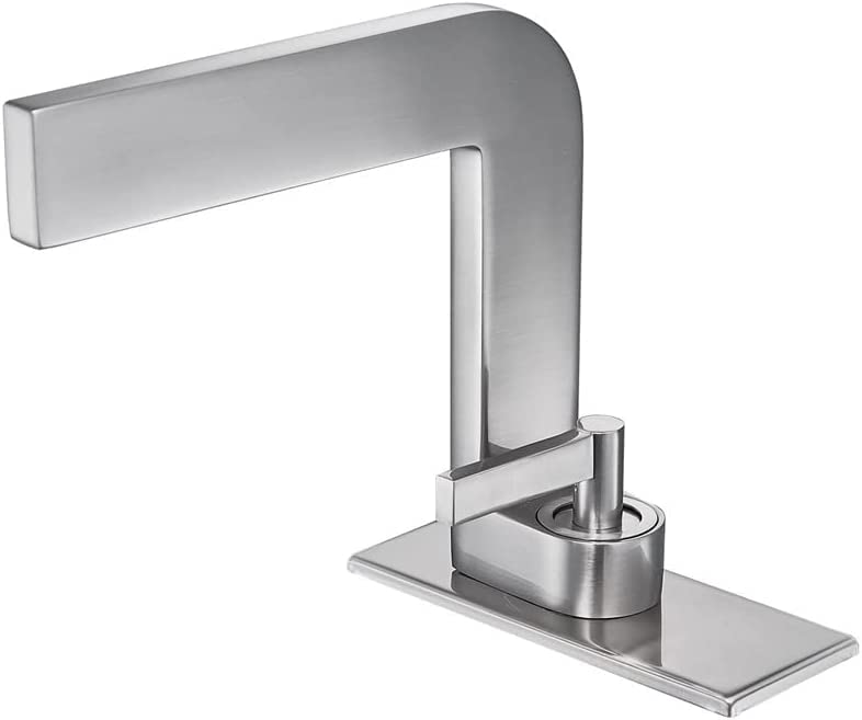 Robinet mitigeur d'évier monotrou en laiton haute résistance - 4