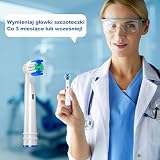 REDTRON Wymienne główki szczoteczki do Oral B, 16 główek szczoteczki elektrycznej do Oral B, Precision Clean Pasują do szczoteczek pro 1000/3000/5000, Vitality Smart Genius Series i innych
