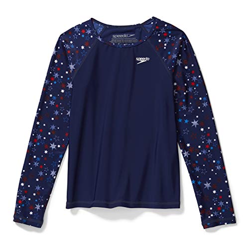 Image of Speedo Girl's Uv Swim Shirt Long Sleeve Rashguard