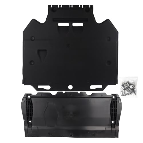 Image of Radiator Support Cover Splash Guards w /Clips Compatible with 2011-2018 Audi A6 A7,Replace 4G0863821B