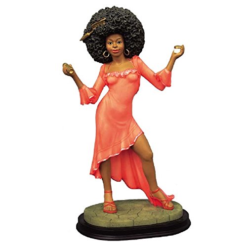 Ebony Treasures Retro: Afro Queen in red
