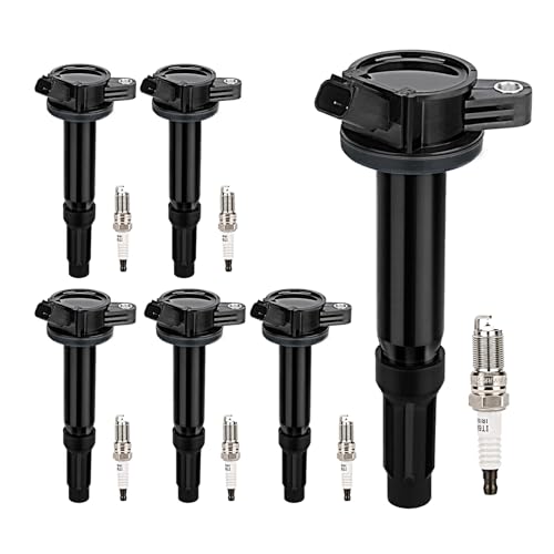 Image of UF486 Ignition Coil & SP479 Double Iridium Spark Plug For 06-12 Ford Escape | Fusion /Mercury Mariner Milan /Lincoln Zephyr Replaces# 6E5Z-12029-BA ZZD418100 DG514 C1594 5C1651 IC566