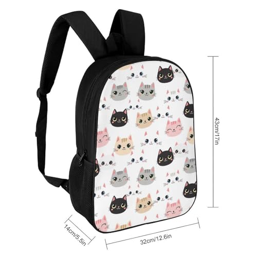 Sturdy Multipurpose Dual Shoulder Bag for Gym and Outdoor Activities, Cute Cats Kittens, Travel Hiking Daypack2