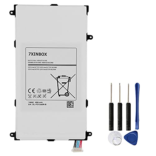 7xinbox 3.8V 4800mAh T4800E T4800K T4800C Laptop Battery Compatible with Samsung Galaxy Tab Pro 8.4' SM-T320 SM-T321 SM-T325 SM-T327 T320 T321