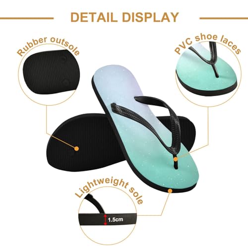 Pink Mint Green Flip Flop Beach Summer Casual Sandal for Women & Men Shower Shoes 208619062