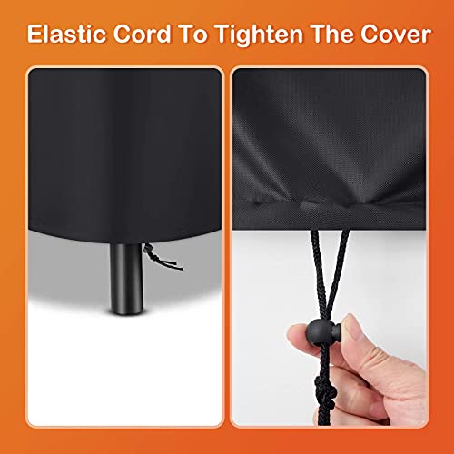 Feierya BLACK:34" D X 15" H Fire Pit Cover Round thumb #4