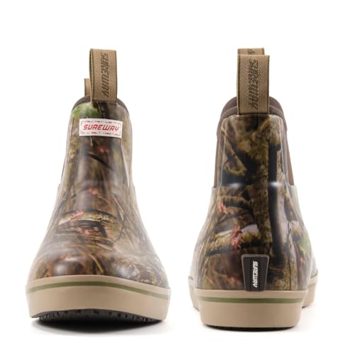 Image of SUREWAY Women's Deck Boots Professional Non-Slip Fishing & Ankle Deck Boot Waterproof Rain Boots