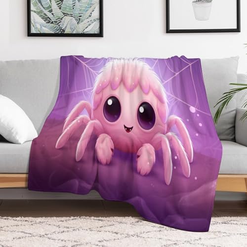 Jeté De Canapé Résistant Araignée | Couverture Chaude Polaire 130x150 - 3