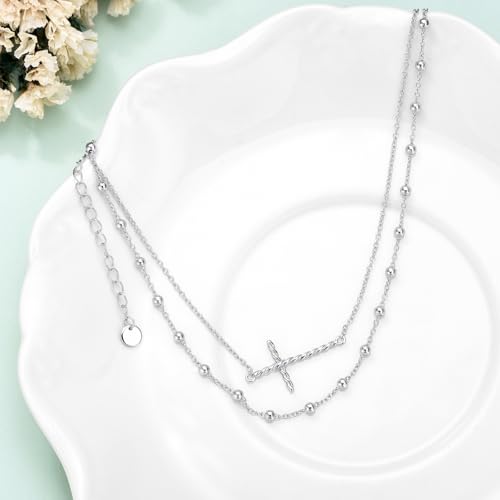 Image of 925 Sterling Silver Layered Ankle Bracelets for Women Jewelry Gifts | 925 Sterling Silver Layered Sea Turtles /Elephant /Wave Anklet Animal Bracelet Summer Ocean Beach Jewelry Gifts for Women