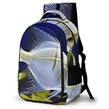 Mochila para mulheres e homens, mochila fofa para laptop Corgi bolsa de computador casual bolsa de enfermeira bolsa para laptop, Aquário Angelfish, One Size, Mochilas de viagem