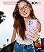 FNTCASE for iPhone 17 Phone Case: Magnetic Translucent Matte [Full Covered Camera Protection] [Screen Protector] Military Grade Shockproof Slim Cover Drop Proof Protective Cases - Lightpurple
