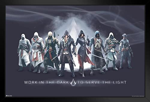 Encuentra reviews de Assassins creed bloodlines los más recomendados. 31 Assassins Creed Work In the Dark to Serve the Light - Línea de personajes Valhalla Origins Syndicate Odyssey Bandera negra Bloodlines Assassins Creed Merchandise Gamer Arte de...