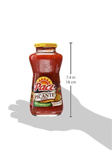Image of Pace Medium Picante Sauce, 24 oz Jar (Pack of 2)