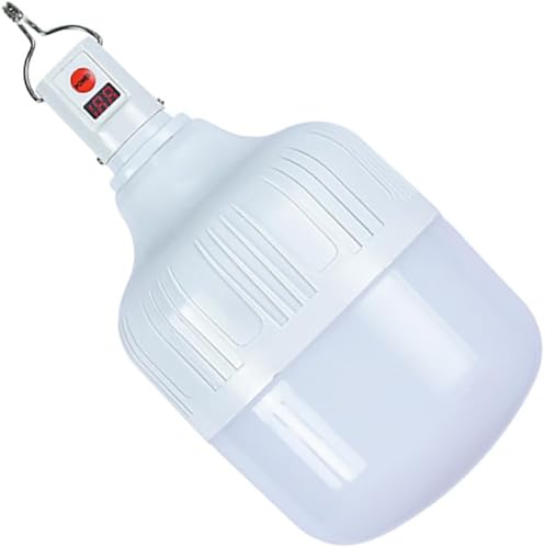 Lámpara de emergencia portátil recargable LED con atenuación multifunción para acampar al aire libre, carga USB, batería de larga duración para